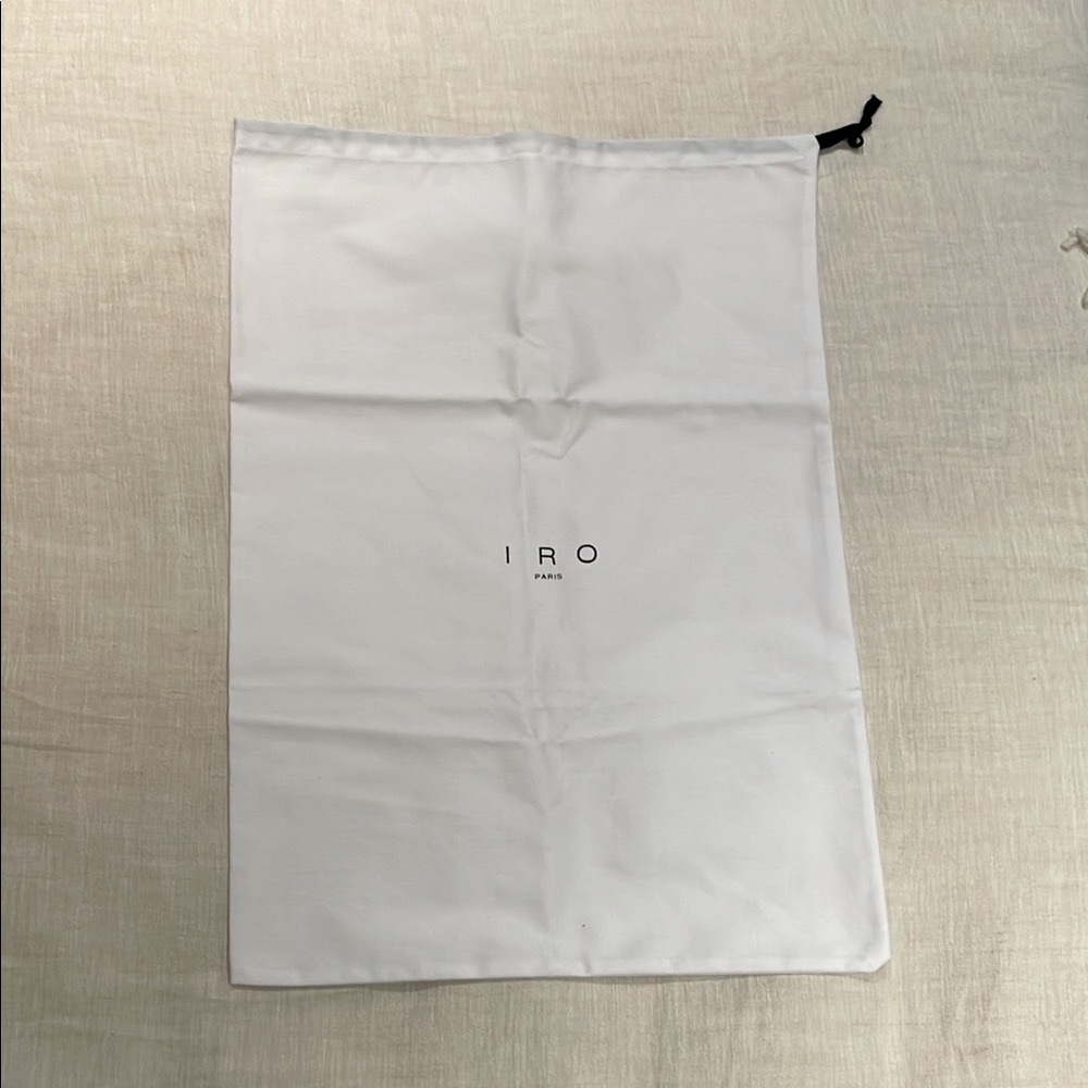 New IRO Paris Large White Dust Bag